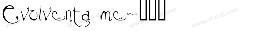 Evolventa me字体转换